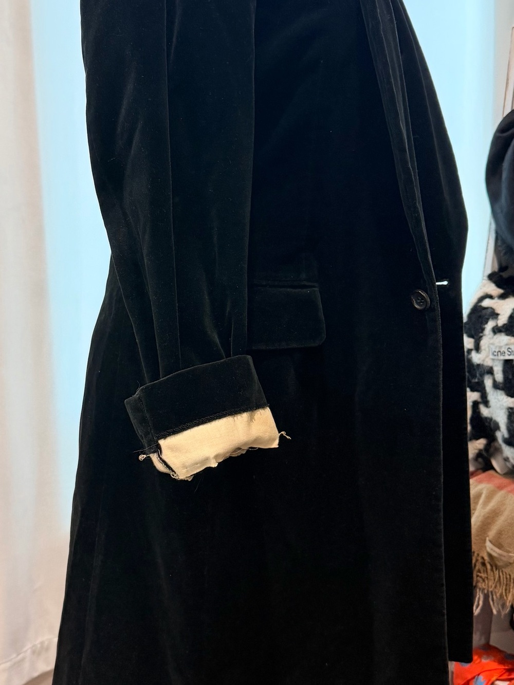 Comme des Garcons Black Jacket with Gold Logo Tag - Picture 8 of 13